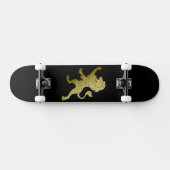 Golden Royal Lion Skateboard (Horizontal)