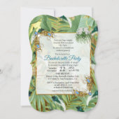 Golden Royal Peacock Feathers Einladung (Vorderseite)
