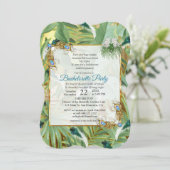 Golden Royal Peacock Feathers Einladung (Stehend Vorderseite)