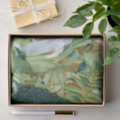 Golden Royal Peacock Feathers Seidenpapier (Geschenk)