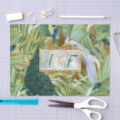 Golden Royal Peacock Feathers Seidenpapier (Handwerk)