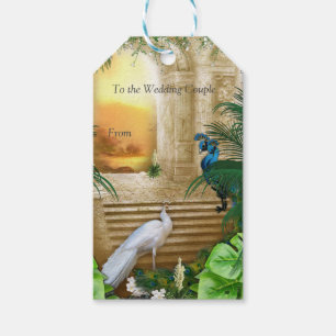 Golden Royal Peacock Tempel Geschenkanhänger