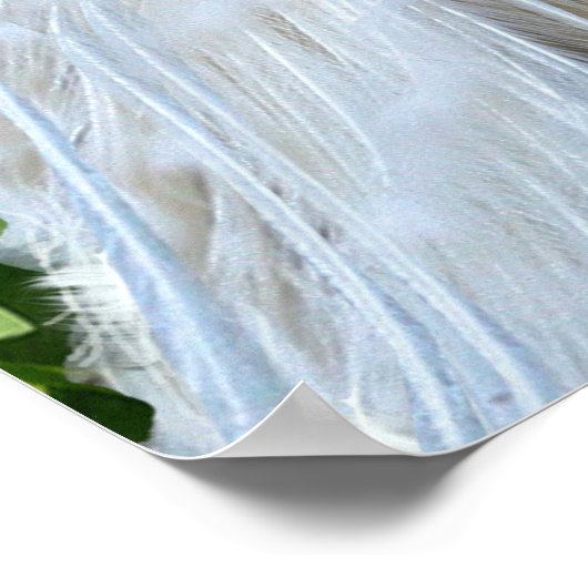 Golden Royal Peacock Tempel Poster (Ecke)