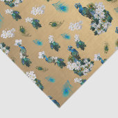 Golden Royal Peacock Tempel Wedding Dreams Seidenpapier (Ausschnitt)