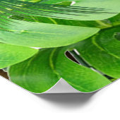 Golden Royal Peacock Temple Dreams Poster (Ecke)