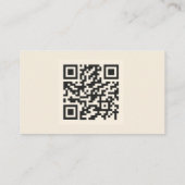 Golden Royal Scrolls Business Card Visitenkarte (Rückseite)