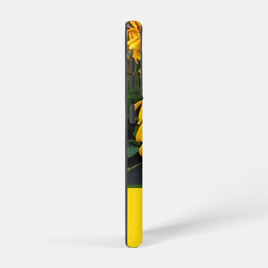 Golden Rudbeckia Black Mit Augen Susan Blume Samsung Galaxy Hülle (Rechte Seite)