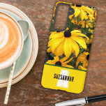 Golden Rudbeckia Black Mit Augen Susan Blume Samsung Galaxy Hülle<br><div class="desc">Dieses Design verfügt über ein nahes Foto von goldgelben Rudbeckia,  auch bekannt als Black Mit Augen Susan Blume. Personalisieren Sie den Namen und das Anfangsbuchstabenmonogramm,  entfernen Sie jeden beliebigen Text oder bearbeiten Sie ihn mithilfe des Entwurfstools,  um die gewünschte Farbe,  Größe und Stil des Schriftartes auszuwählen.</div>