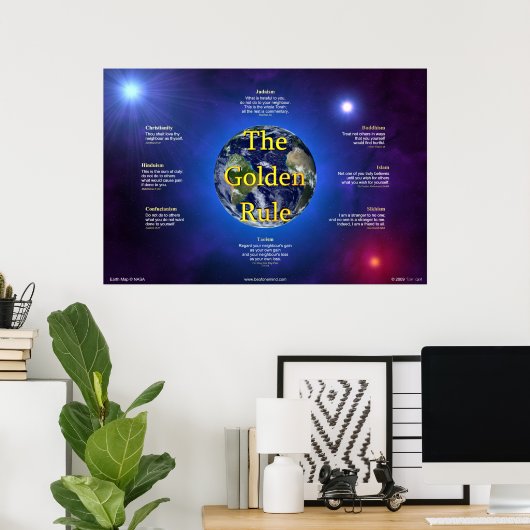 Golden Rule Poster (Horizontal) (Heimbüro)