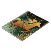 Golden Sagittarius Zodiac-Notebook Notizblock (Linke Seite)