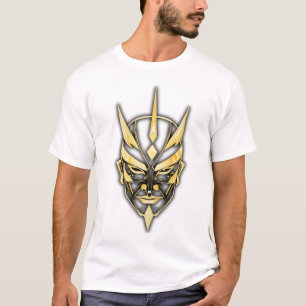 Golden Samurai Maske T-Shirt