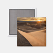 Golden Sand dunes, Death Valley, CA Magnet (Vorderseite/Rückseite)