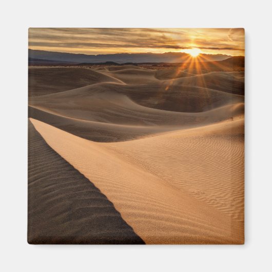 Golden Sand dunes, Death Valley, CA Magnet (Vorne)
