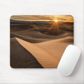 Golden Sand dunes, Death Valley, CA Mousepad (Mit Mouse)