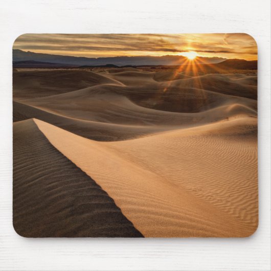 Golden Sand dunes, Death Valley, CA Mousepad (Vorne)