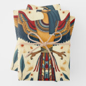 "Golden Sands Egyptian Gift Wrap" Geschenkpapier Set (Beispiel)