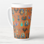 Golden Sands Revival: Authentic Egyptian Antiquity Milchtasse (Linke Ecke)