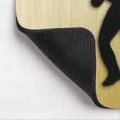 Golden Saxophon Player Mousepad (Ecke)