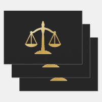 Golden Scales of Justice Theme Design