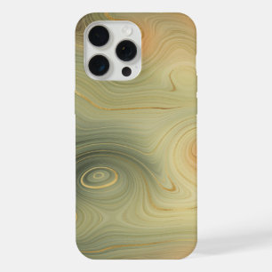 Golden Schichten Pfirsich-Braun-Orange-Grüner Ac iPhone 15 Pro Max Hülle