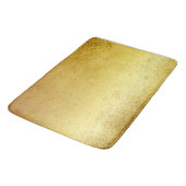 Golden schimmernde Seewasseroberfläche minimalisti Badematte (Schrägansicht)