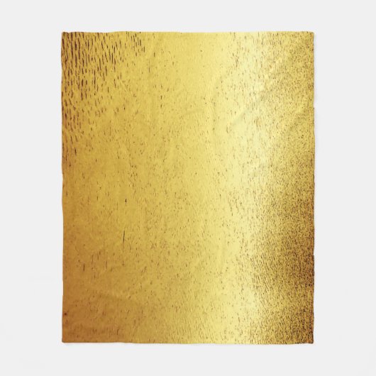 Golden schimmernde Seewasseroberfläche minimalisti Fleecedecke (Vorderseite)