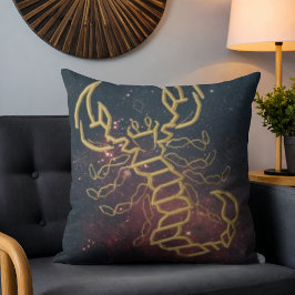 Golden Scorpio Magnet Kissen