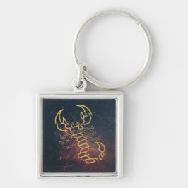Golden Scorpio Magnet Schlüsselanhänger