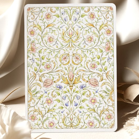 Golden Scroll Garden Wedding Einladung