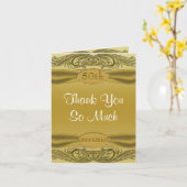 Golden Scrolls 50. Hochzeit Karte (Gelbe Blume)