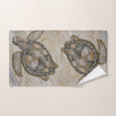 Golden Sea Turtle Handtuch (Handtuch)