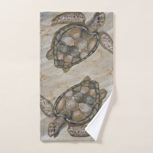 Golden Sea Turtle Handtuch (Handtuch)