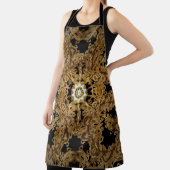 Golden Seamless Hand gezeichnet, Vintager Hintergr Schürze (InSitu)