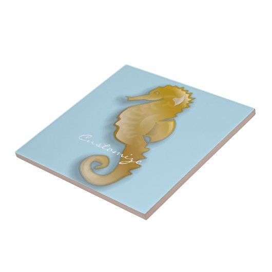 Golden Seepferd Thunder_Cove Fliese (Seite)