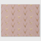 Golden Sehr geehrte Rose Geschenkpapier (Flach)