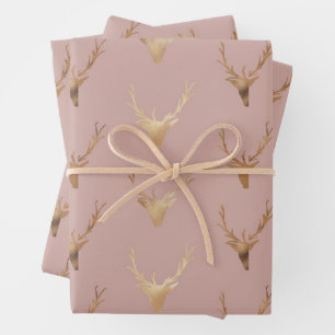 Golden Sehr geehrte Rose Geschenkpapier Set