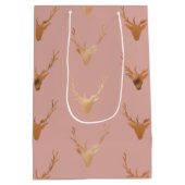 Golden Sehr geehrte Rose Mittlere Geschenktüte (Rückseite)