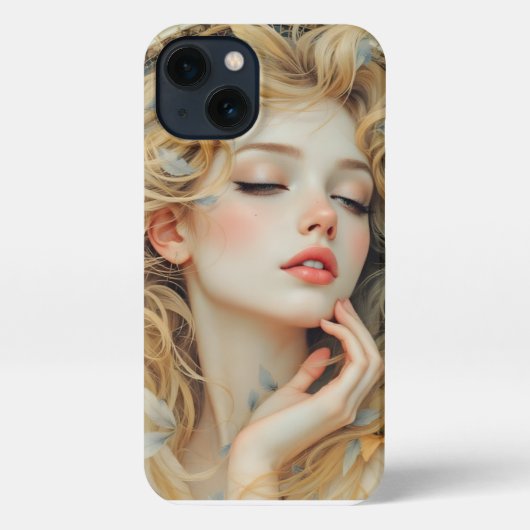 Golden Seraph - Engel aus Licht und Grace iPhone Hülle (Rückseite)