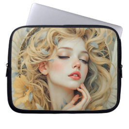 Golden Seraph - Engel aus Licht und Grace Laptopschutzhülle