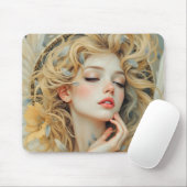 Golden Seraph - Engel aus Licht und Grace Mousepad (Mit Mouse)