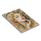 Golden Seraph - Engel aus Licht und Grace Notizblock (Rechte Seite)