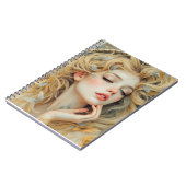 Golden Seraph - Engel aus Licht und Grace Notizblock (Linke Seite)