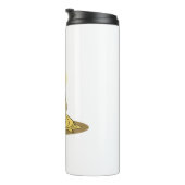 Golden Serenity Buddha Tumbler Thermosbecher (Nach rechts gedreht)
