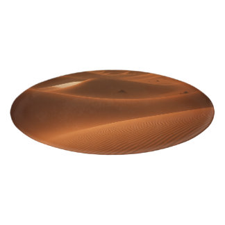 Golden Serenity – Desert Landscape at Sunset Namenschild