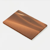 Golden Serenity – Desert Landscape at Sunset Post-it Klebezettel (angewinkelt)