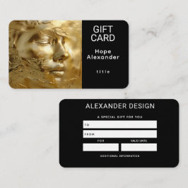 Golden Serenity Gift Card Visitenkarte