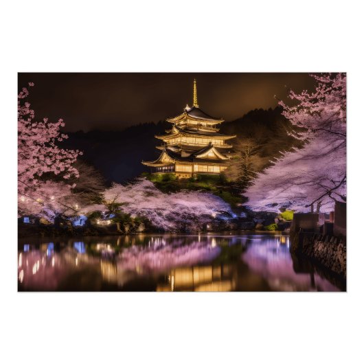 Golden Serenity of Kinkaku-ji Poster (Vorderseite)