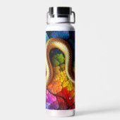 Golden Serpent Mosaic Trinkflasche (Rückseite)