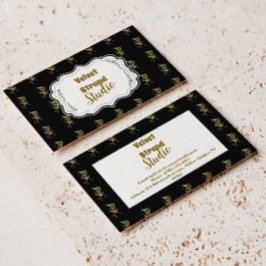 Golden Shears Luxury Stylist Business Visitenkarte