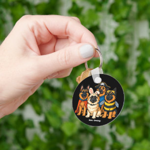 Golden Shepherd Ghost Dog Halloween Funny Spooky Schlüsselanhänger